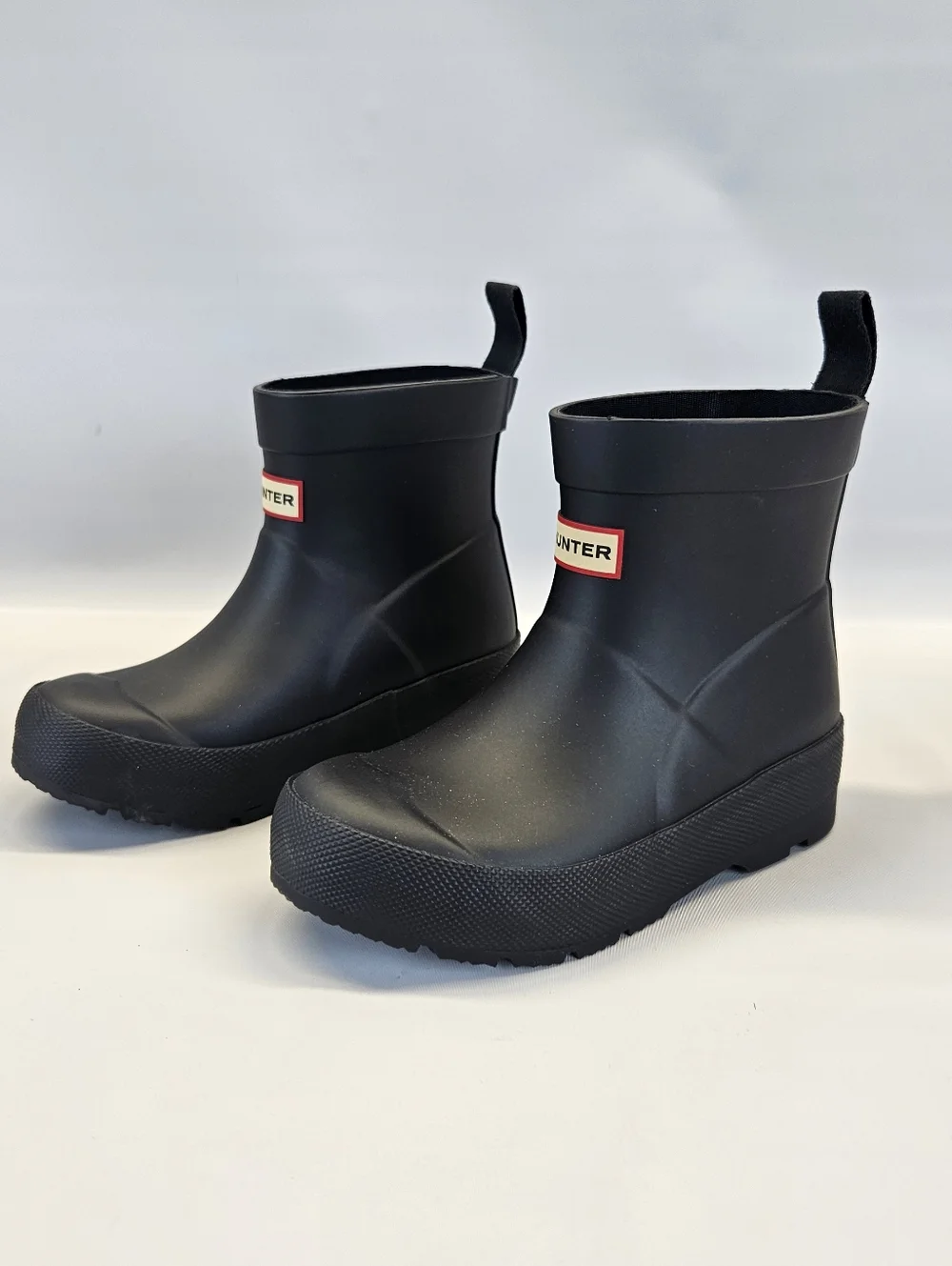 Hunter Boots Black Waterproof Rubber Classic Rain Little Kids Boys 11 Girls 12